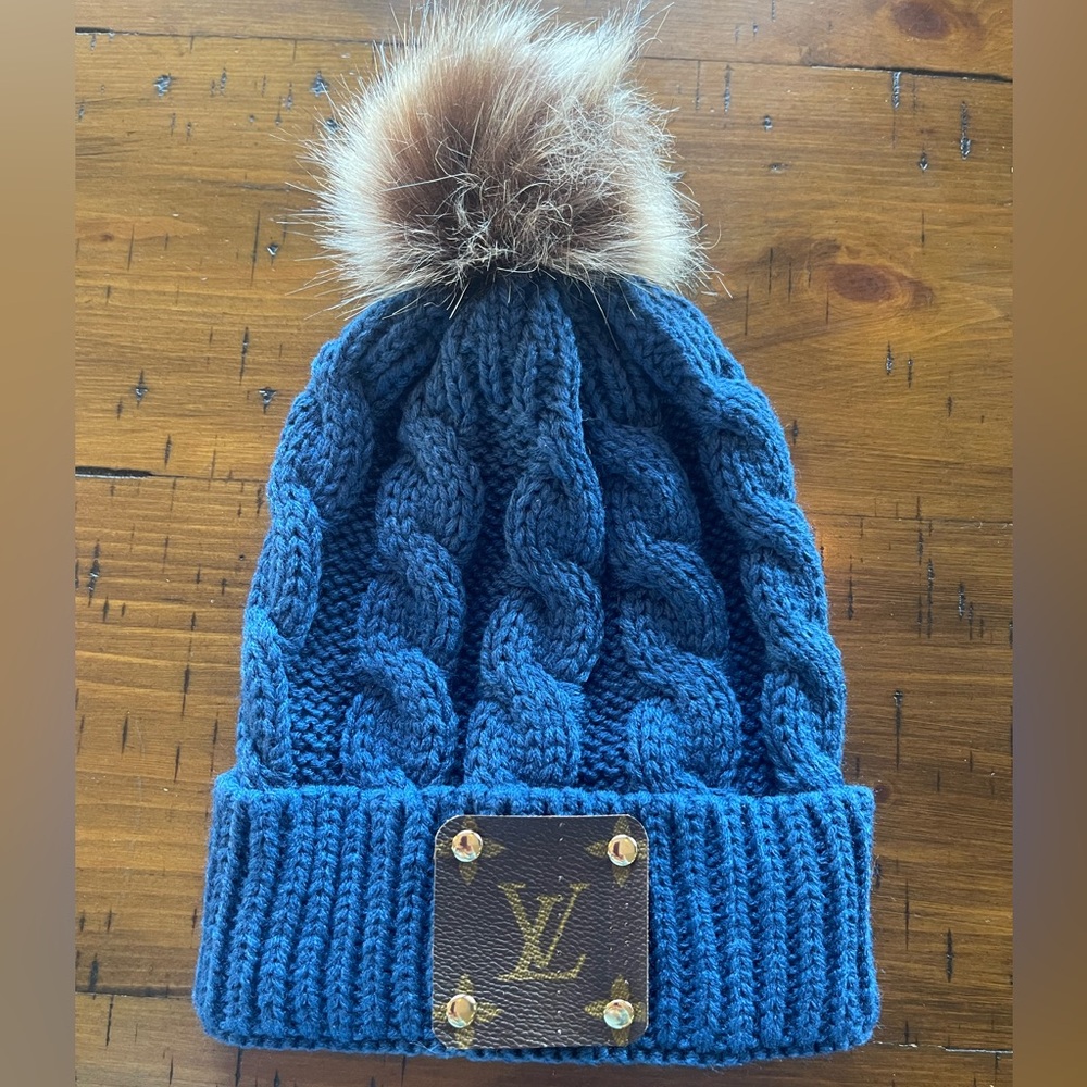 Upcycled Luxury Brand Beanie